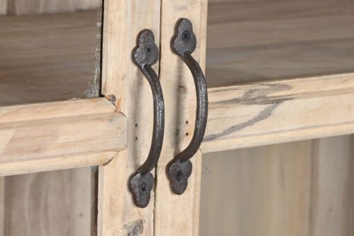 VITRINA MADERA RECICLADA 130X55X209 154,00 NATURAL MB-213741 Disponible ref13250 - Imagen 4