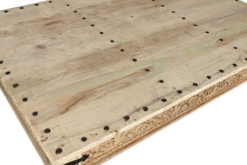 MESA CENTRO MADERA TALLADA 180X120X45 NATURAL MB-213748 Disponible ref13196 - Imagen 3