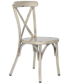 SILLA ALUMINIO 46X47X86 APILABLE EXTERIOR MB-213796 Disponible ref13421