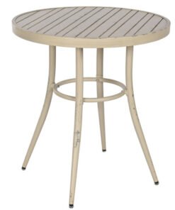 MESA COMEDOR ALUMINIO 70X70X75 EXTERIOR MB-213797 Disponible ref13420