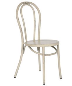 SILLA ALUMINIO 47X50X90 EXTERIOR BLANCO ROZADO MB-213798 Disponible ref13419