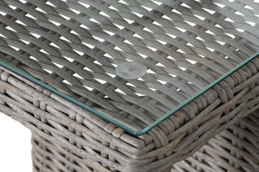 MESA SET 5 RATAN SINTETICO 90X90X72 CON COJINES MB-213806 ref13417 - Imagen 5