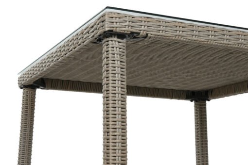 MESA SET 5 RATAN SINTETICO 90X90X72 CON COJINES MB-213806 ref13417 - Imagen 3