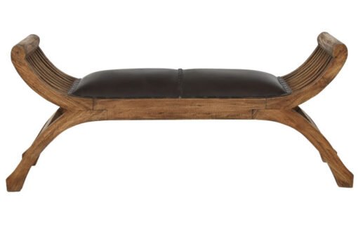 DESCALZADORA CAOBILLA PIEL 130X36,5X55,5 MB-213882 Disponible ref13292 - Imagen 5