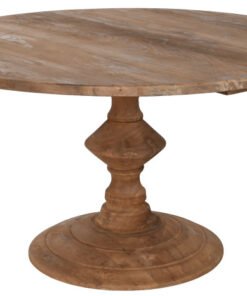 MESA REDONDA COMEDOR TECA RECICLADA 140X140X75 MB-213885 Disponible ref13195