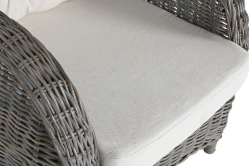 SILLON SET 2 RATAN 76X85X96 CON REPOSAPIES Y COJIN MB-213887 Ref 13340 - Imagen 6