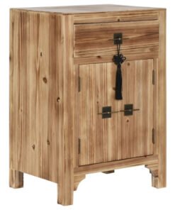 MESITA DE NOCHE ABETO MDF 45X34X66 11,00 ORIENTAL MB-214492 Disponible ref13276