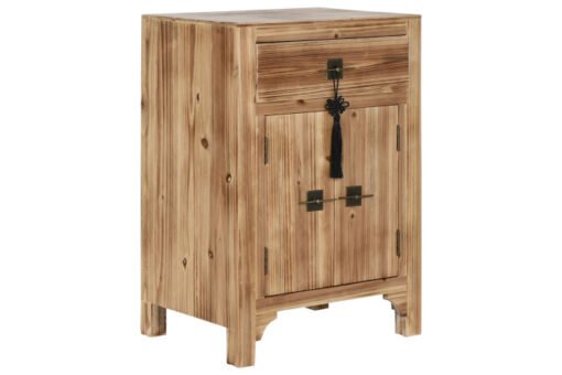 MESITA DE NOCHE ABETO MDF 45X34X66 11,00 ORIENTAL MB-214492 Disponible ref13276