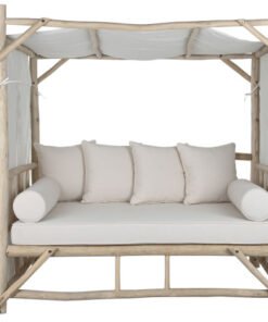 CAMA CHILL OUT TECA POLIESTER 180X138X190 NATURAL MB-214714 Disponible ref13378