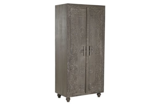 ARMARIO MADERA 85,5X47X180 71,00 TALLADO MB-214796 Disponible ref13247