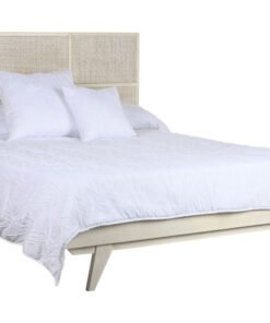 CAMA MANGO RATAN 167X212X120 29,33 BLANCO ROTO MB-215075 Disponible ref13275