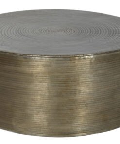 MESA CENTRO ALUMINIO 90X90X40 TAPA DORADO MB-215113 Disponible ref13151