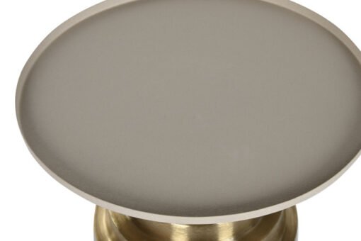MESITA AUXILIAR METAL 46X46X52 CREMA MB-215186 Disponible ref13106 - Imagen 4