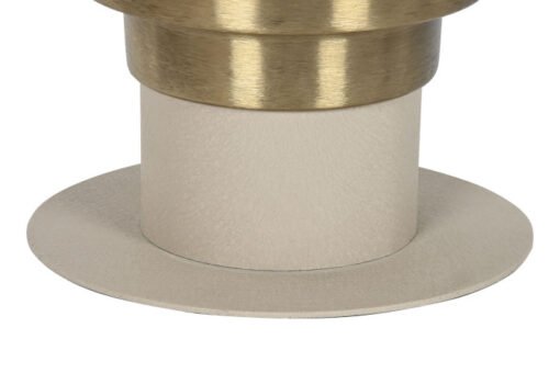 MESITA AUXILIAR METAL 46X46X52 CREMA MB-215186 Disponible ref13106 - Imagen 2