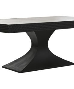 MESA COMEDOR MADERA MARMOL 200X100X76 TRAVERTINO MB-215229 Disponible ref13191