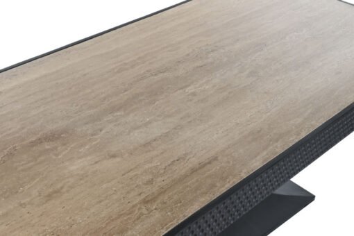 MESA COMEDOR MADERA MARMOL 200X100X76 TRAVERTINO MB-215229 Disponible ref13191 - Imagen 4