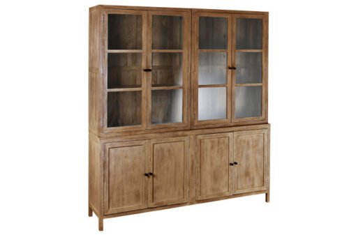 VITRINA MANGO CRISTAL 200X45X230 187,58 NATURAL MB-215244 Disponible ref13246