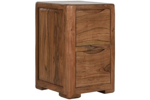 MESITA DE NOCHE ACACIA 40X40X60 MARRON MB-215247 Disponible ref13274 - Imagen 2