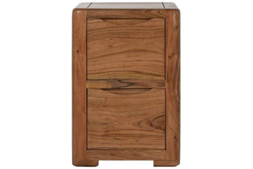 MESITA DE NOCHE ACACIA 40X40X60 MARRON MB-215247 Disponible ref13274
