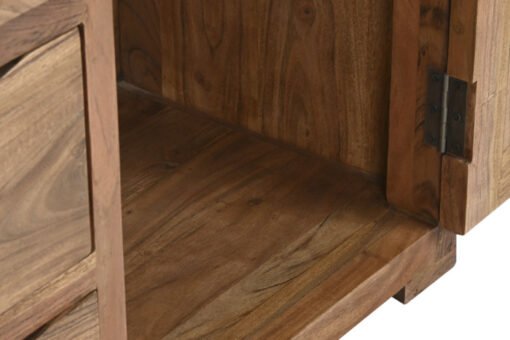 VITRINA ACACIA CRISTAL 140X45X180 MARRON MB-215251 Disponible ref13244 - Imagen 2