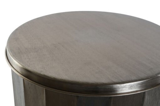 MESITA AUXILIAR SET 2 METAL 42X42X52 TAPA DORADO MB-215395 Disponible ref13103 - Imagen 2