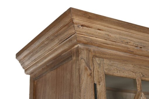 VITRINA MADERA RECICLADA OLMO 100X45X220 93,00 MB-215907 Disponible ref13242 - Imagen 4