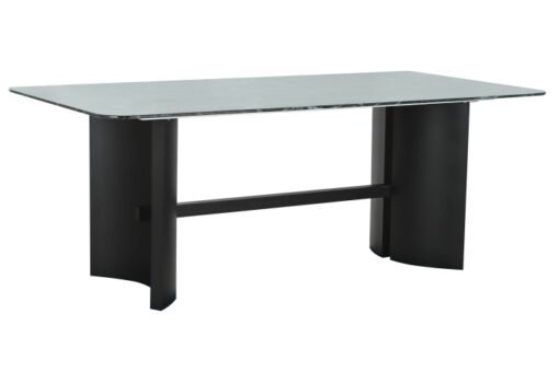 MESA COMEDOR CRISTAL TEMPLADO METAL 200X100X76 MB-215912 Disponible ref13188 - Imagen 5