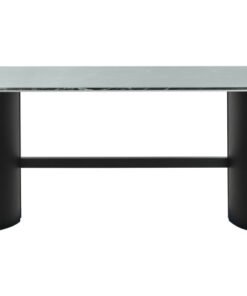 MESA COMEDOR CRISTAL TEMPLADO METAL 200X100X76 MB-215912 Disponible ref13188
