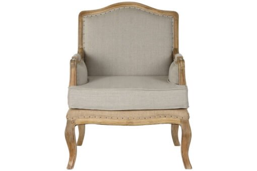 BUTACA MANGO LINO 72X80X95 TALLADA DECAPE BEIGE MB-216488 Ref 13337