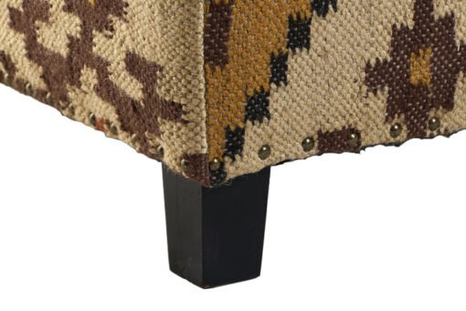 REPOSAPIES LANA ALGODON 80X80X44 KILIM MB-216490 Disponible ref13291 - Imagen 3