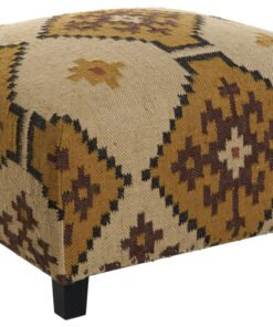 REPOSAPIES LANA ALGODON 80X80X44 KILIM MB-216490 Disponible ref13291