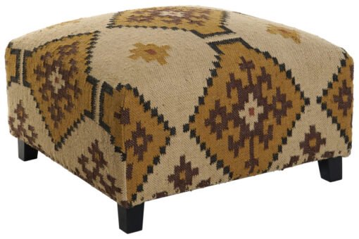 REPOSAPIES LANA ALGODON 80X80X44 KILIM MB-216490 Disponible ref13291