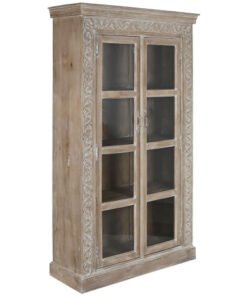 VITRINA MANGO 120X44X210 94,10 TALLADO A MANO MB-216505 Disponible ref13239