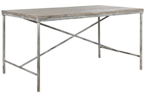 MESA COMEDOR MADERA RECICLADA 200X100X76 NATURAL MB-216533 Disponible ref13187