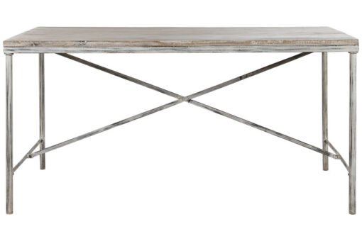 MESA COMEDOR MADERA RECICLADA 200X100X76 NATURAL MB-216533 Disponible ref13187 - Imagen 4