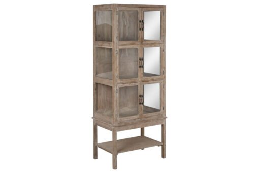 VITRINA TECA RECICLADA 76X48X198 NATURAL MB-216532 Disponible ref13237 - Imagen 5