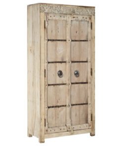 ARMARIO TECA 90X45X190 PUERTAS ANTIGUAS NATURAL MB-216541 Ref 13236