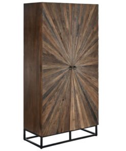 ARMARIO MADERA RECICLADA 45X90X180 2 PUERTAS MB-216580 Disponible Ref 13235