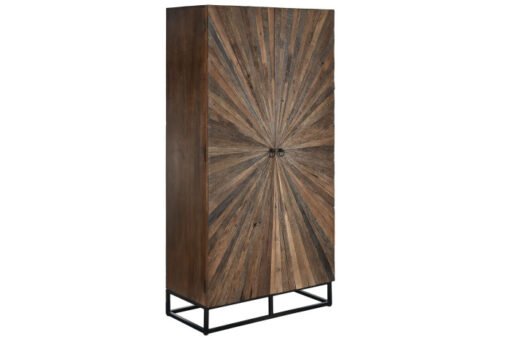 ARMARIO MADERA RECICLADA 45X90X180 2 PUERTAS MB-216580 Disponible Ref 13235