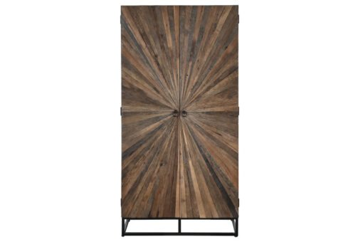 ARMARIO MADERA RECICLADA 45X90X180 2 PUERTAS MB-216580 Disponible Ref 13235 - Imagen 2