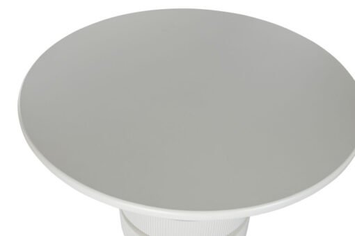 MESA REDONDA COMEDOR ABETO MDF 120X120X80 BLANCO MB-216605 Disponible ref13185 - Imagen 4