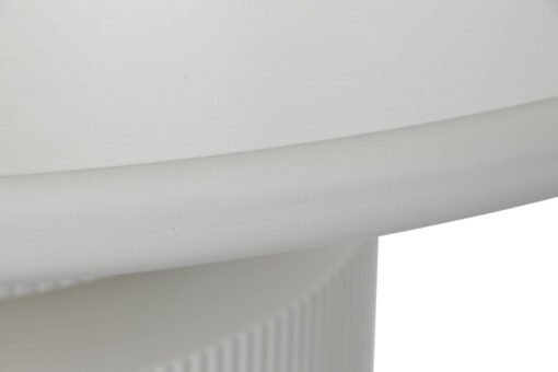 MESA REDONDA COMEDOR ABETO MDF 120X120X80 BLANCO MB-216605 Disponible ref13185 - Imagen 3