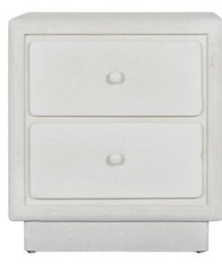 MESITA DE NOCHE MDF 48X36X53 10,50 RUGOSO BLANCO MB-216613 Disponible ref13271