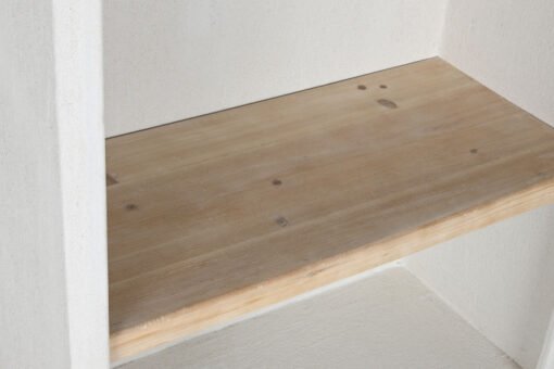 ESTANTERIA ABETO MDF 80X38X188 28,50 RUGOSO BLANCO MB-216615 Disponible Ref13233 - Imagen 4