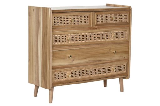 COMODA MDF ACACIA 80X34X75 17,60 MARRON MB-216777 Disponible REF13046 - Imagen 4
