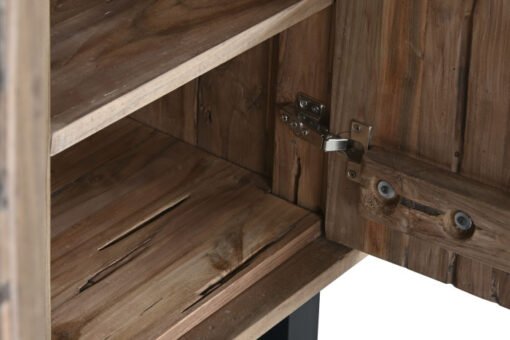 ARMARIO TECA RECICLADA COCO 85X40X185 2 PUERT MB-217245 Disponible Ref 13232 - Imagen 5