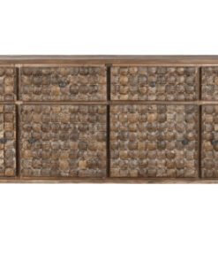 BUFFET TECA RECICLADA COCO 200X45X80 4 PUERT 4 CAJ MB-217246 Disponible REF13033