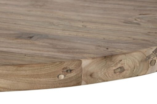 MESA COMEDOR TECA RECICLADA 220X120X78 OVALADA MB-217253 Disponible ref13183 - Imagen 4