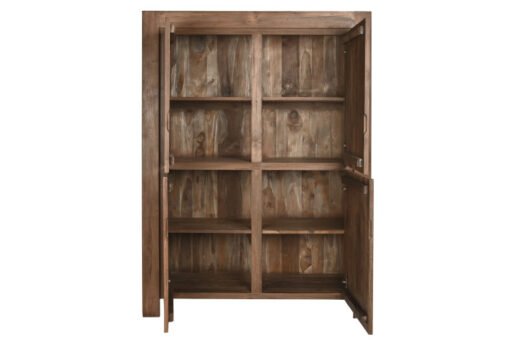 ARMARIO TECA RECICLADA 130X45X180 4 PUERTAS MB-217297 Disponible ref13230 - Imagen 4
