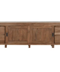 MUEBLE TV TECA RECICLADA 250X45X60 2 PURT 4 CAJ MB-217298 Disponible REF13031